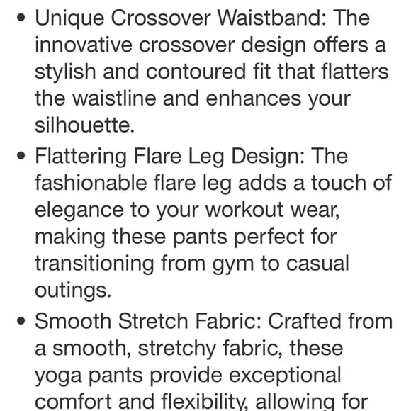 Anna-Kaci for Target High Waist Flare Leg Yoga Pants size SMALL (black) - Picture 11 of 11